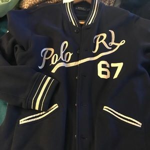 Lg blue polo RL jacket